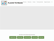 Tablet Screenshot of plainstopeaks.org